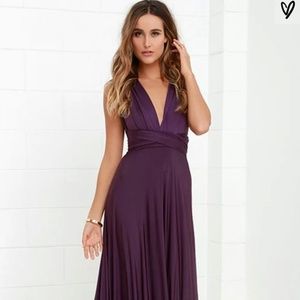 Lulus Convertible Purple Maxi Dress